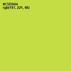 #C5DD44 - Wattle Color Image