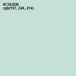#C5E0D6 - Edgewater Color Image