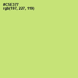 #C5E377 - Yellow Green Color Image