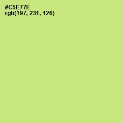 #C5E77E - Yellow Green Color Image