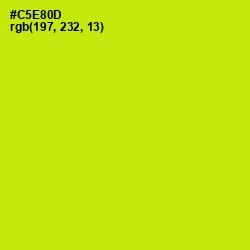 #C5E80D - Bitter Lemon Color Image