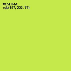 #C5E84A - Wattle Color Image