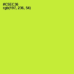 #C5EC36 - Pear Color Image