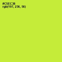 #C5EC38 - Pear Color Image
