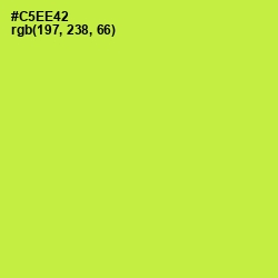 #C5EE42 - Wattle Color Image