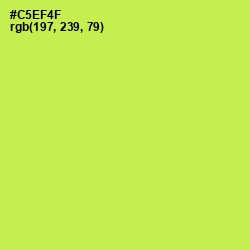 #C5EF4F - Wattle Color Image