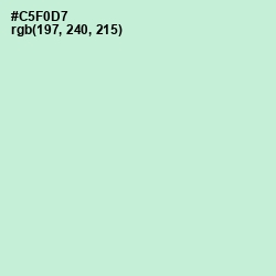 #C5F0D7 - Skeptic Color Image