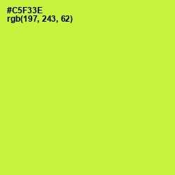 #C5F33E - Pear Color Image