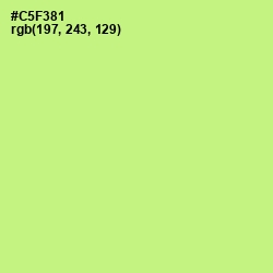 #C5F381 - Mindaro Color Image