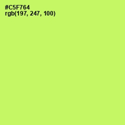 #C5F764 - Sulu Color Image