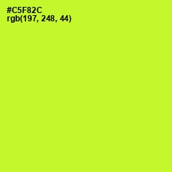 #C5F82C - Pear Color Image