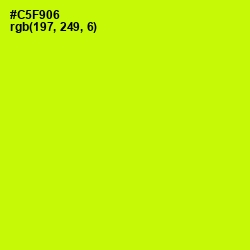 #C5F906 - Electric Lime Color Image