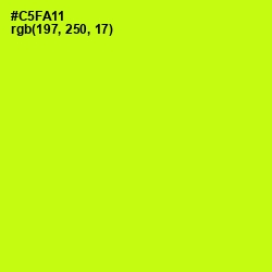 #C5FA11 - Electric Lime Color Image