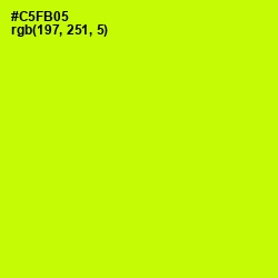 #C5FB05 - Electric Lime Color Image