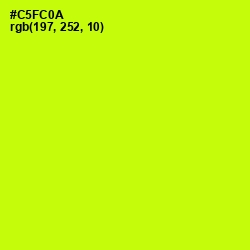 #C5FC0A - Electric Lime Color Image