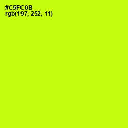 #C5FC0B - Electric Lime Color Image