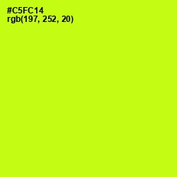 #C5FC14 - Electric Lime Color Image