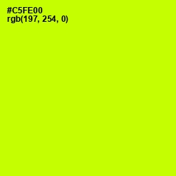 #C5FE00 - Electric Lime Color Image