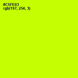 #C5FE03 - Electric Lime Color Image