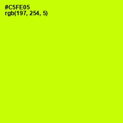 #C5FE05 - Electric Lime Color Image