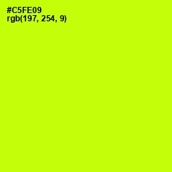 #C5FE09 - Electric Lime Color Image