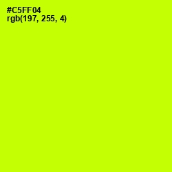 #C5FF04 - Electric Lime Color Image