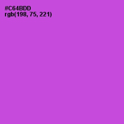 #C64BDD - Fuchsia Pink Color Image