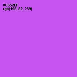 #C652EF - Orchid Color Image