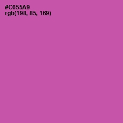 #C655A9 - Hopbush Color Image
