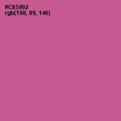 #C65992 - Mulberry Color Image