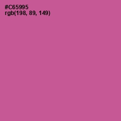 #C65995 - Mulberry Color Image