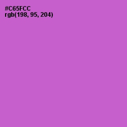 #C65FCC - Fuchsia Pink Color Image