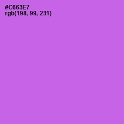 #C663E7 - Heliotrope Color Image