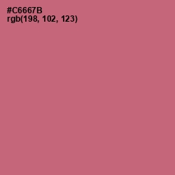 #C6667B - Contessa Color Image