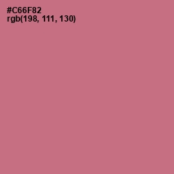 #C66F82 - Charm Color Image