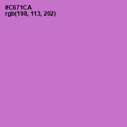 #C671CA - Orchid Color Image