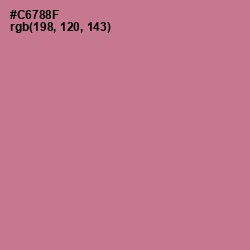 #C6788F - Charm Color Image