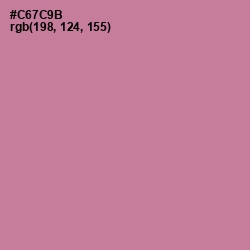 #C67C9B - Charm Color Image