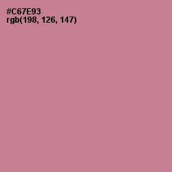 #C67E93 - Charm Color Image