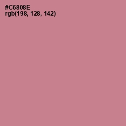 #C6808E - Old Rose Color Image