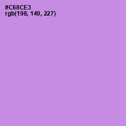 #C68CE3 - Light Wisteria Color Image