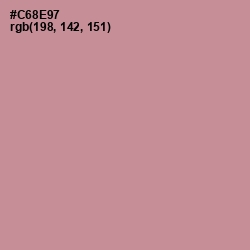 #C68E97 - Puce Color Image