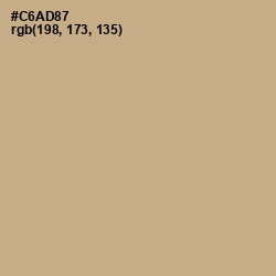 #C6AD87 - Indian Khaki Color Image