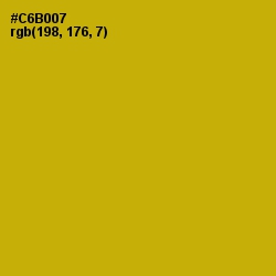 #C6B007 - Buddha Gold Color Image