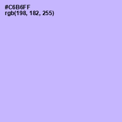 #C6B6FF - Perfume Color Image