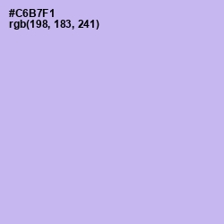 #C6B7F1 - Perfume Color Image