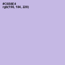 #C6B8E4 - Perfume Color Image