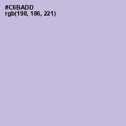 #C6BADD - Gray Suit Color Image