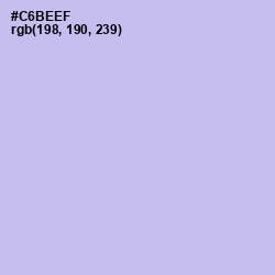 #C6BEEF - Perfume Color Image