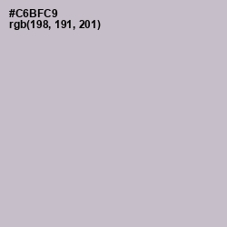 #C6BFC9 - Gray Suit Color Image